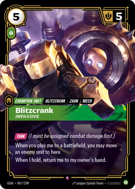 Blitzcrank, Impassive OGN-067/298