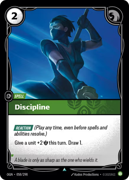 Discipline OGN-058/298