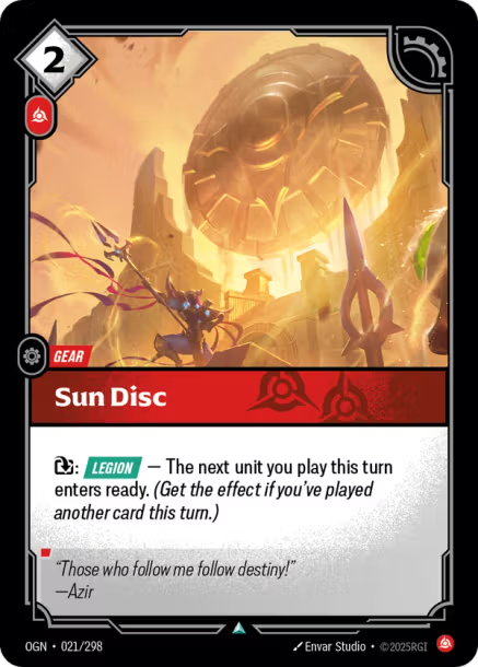 Sun Disc OGN-021/298